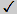check mark